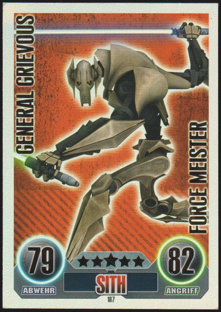 Topps Star Wars 2010 General Grievous Separatisten (Sith) Separatist TCG Rare – Bild 1