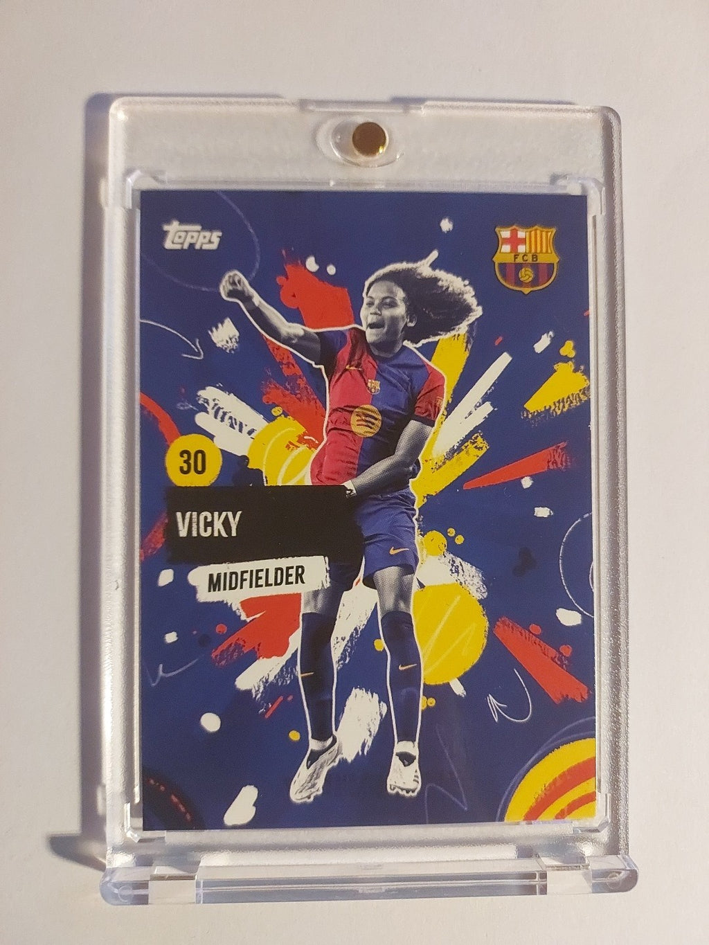 Topps Barcelona Team Set 2024-25 Vicky Limited Edition Parallel – Bild 1