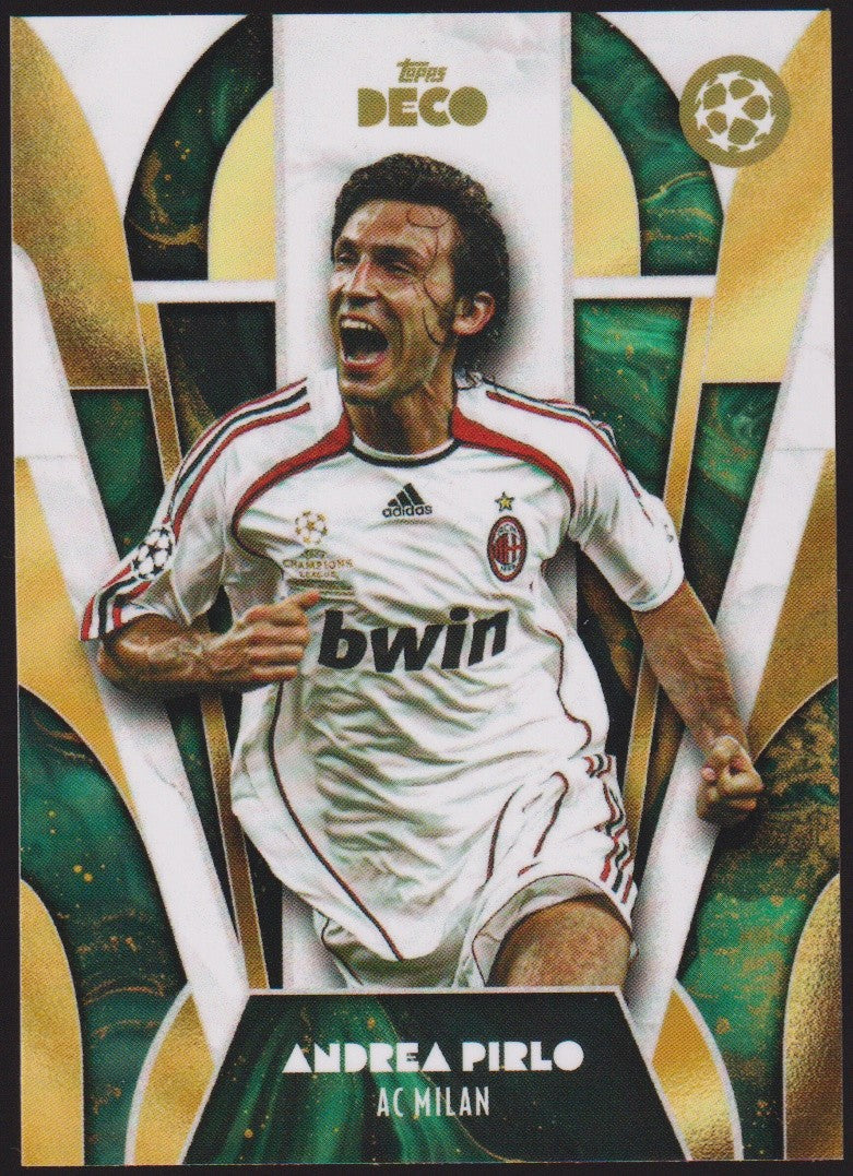 Topps Champions League 2023-24 Andrea Pirlo AC Milan Deco Parallel Rare – Bild 1