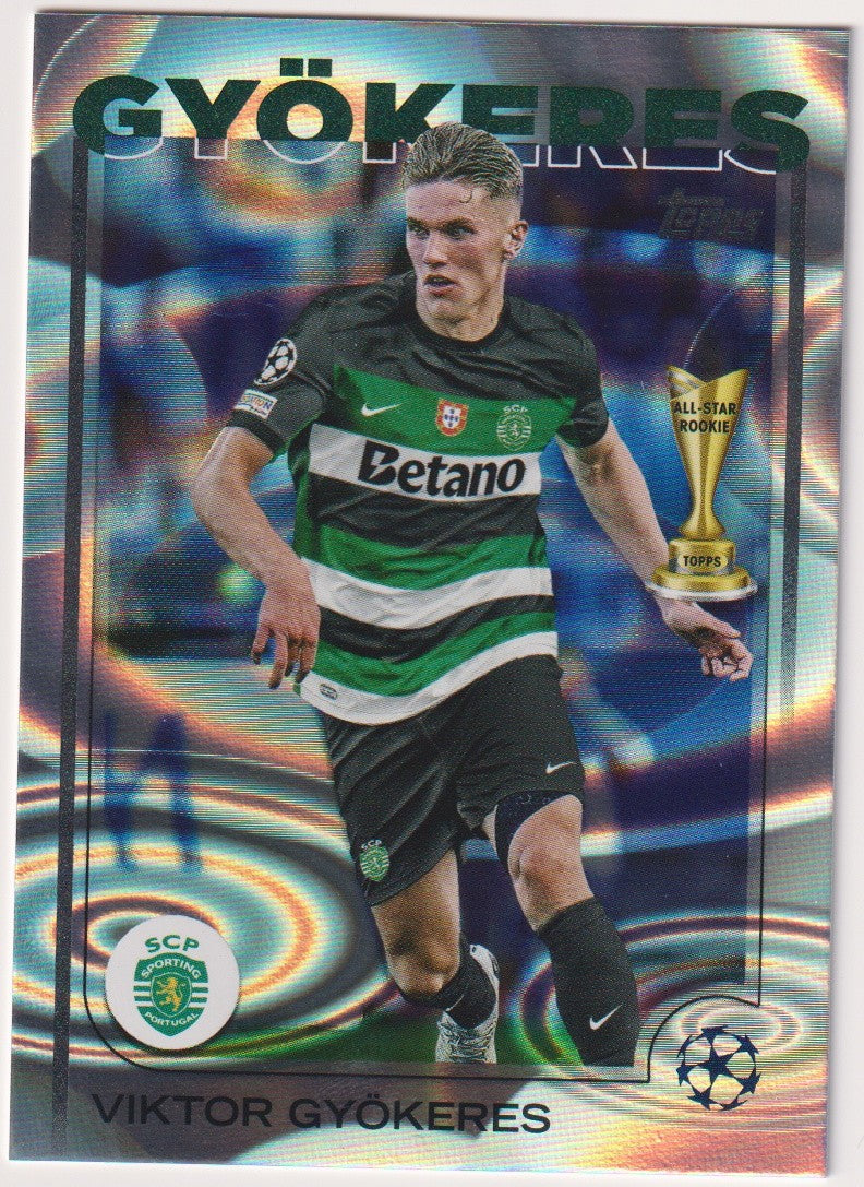 Topps 2023-24 Viktor Gyökeres Rookie Sporting Clube de Portugal Champions League – Bild 1