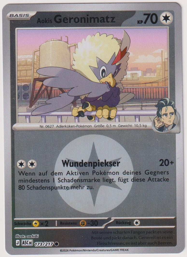 Pokemon TCG Aokis Geronimatz #173/217 Common (C) Deutsch 2026 – Bild 1