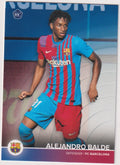 Topps 2021-22 Alejandro Balde Rookie FC Barcelona Parallel Rare – Bild 1
