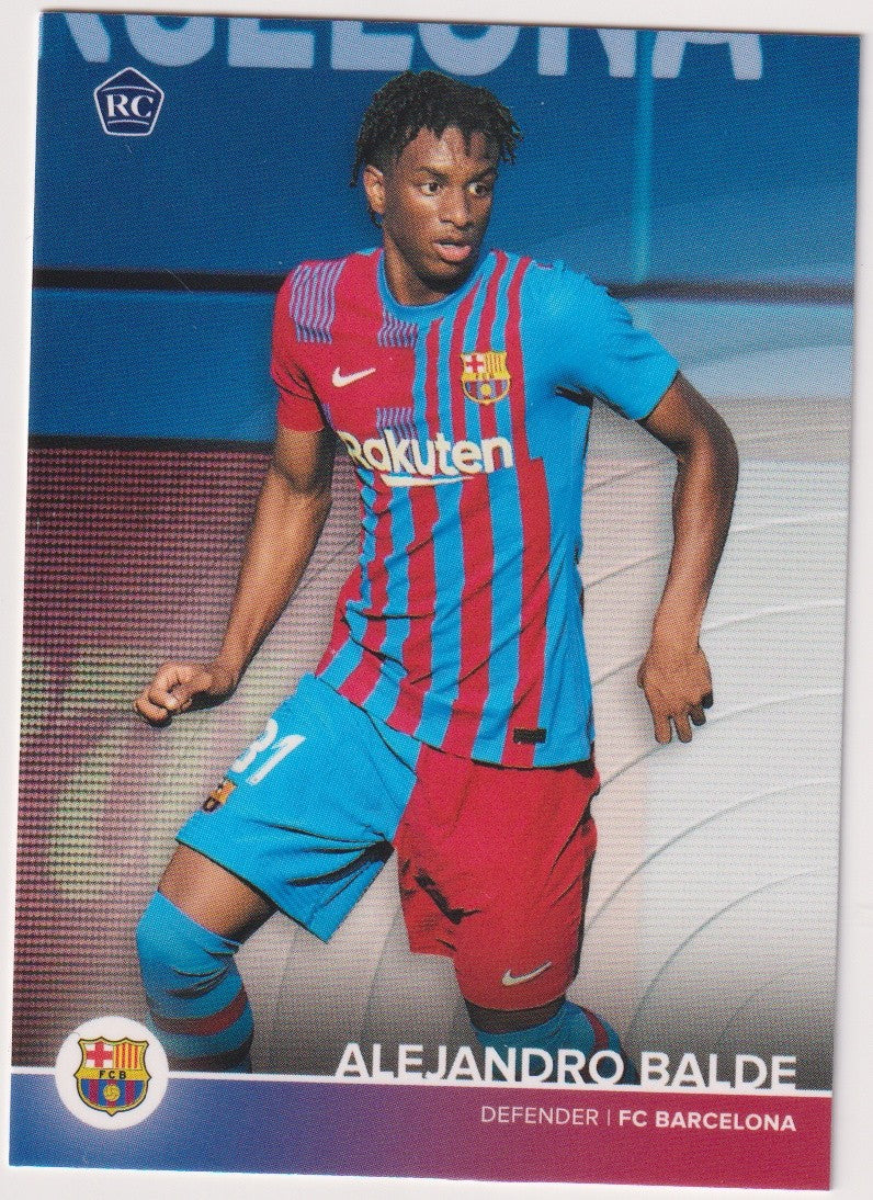 Topps 2021-22 Alejandro Balde Rookie FC Barcelona Parallel Rare – Bild 1