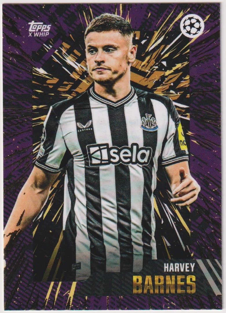 Topps X WHIP Harvey Barnes Newcastle United Parallel Rare – Bild 1
