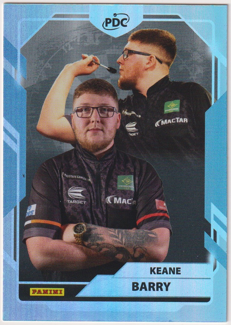 Panini PDC World Championship 2026 Keane Barry Refractor Parallel – Bild 1