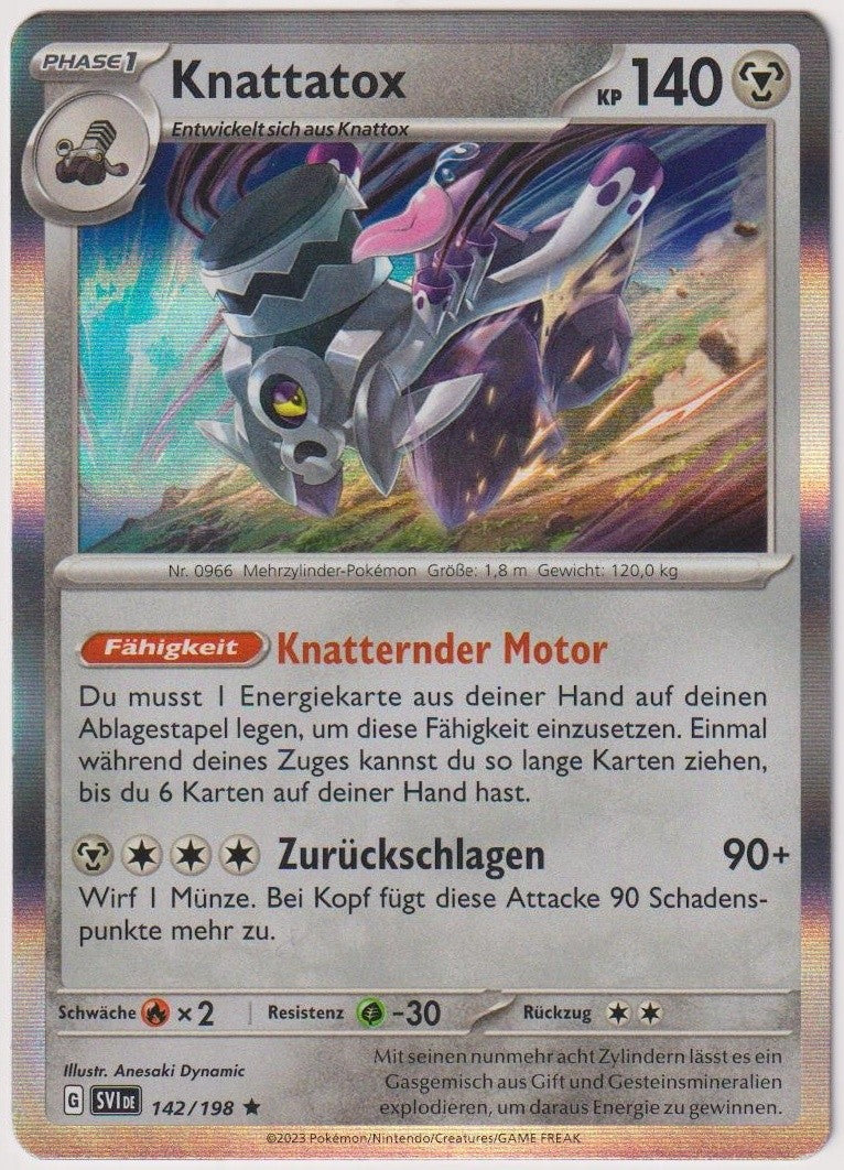 Pokemon TCG Revavroom #142/198 Rare (R) Holo Deutsch 2023 – Bild 1