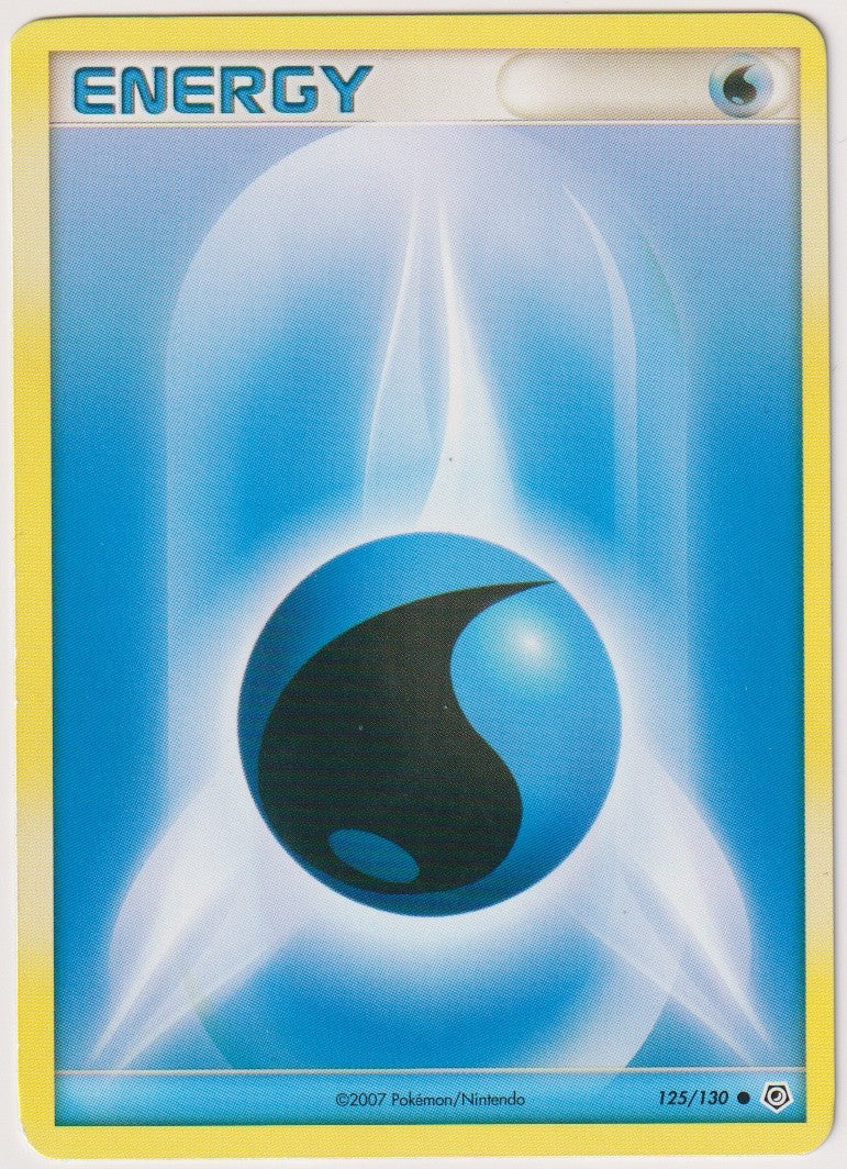 Pokemon TCG Water ENERGY #125/130 Common (C) Englisch 2007 – Bild 1