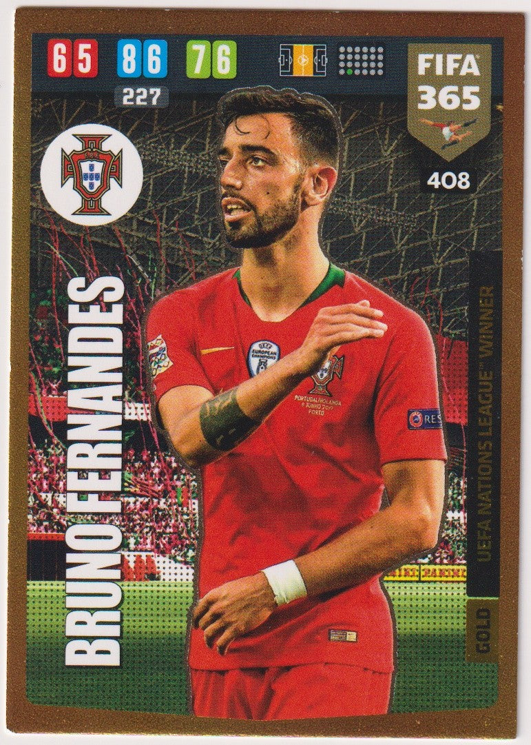 FIFA 365 Bruno Fernandes Portugal Parallel Rare 408 – Bild 1