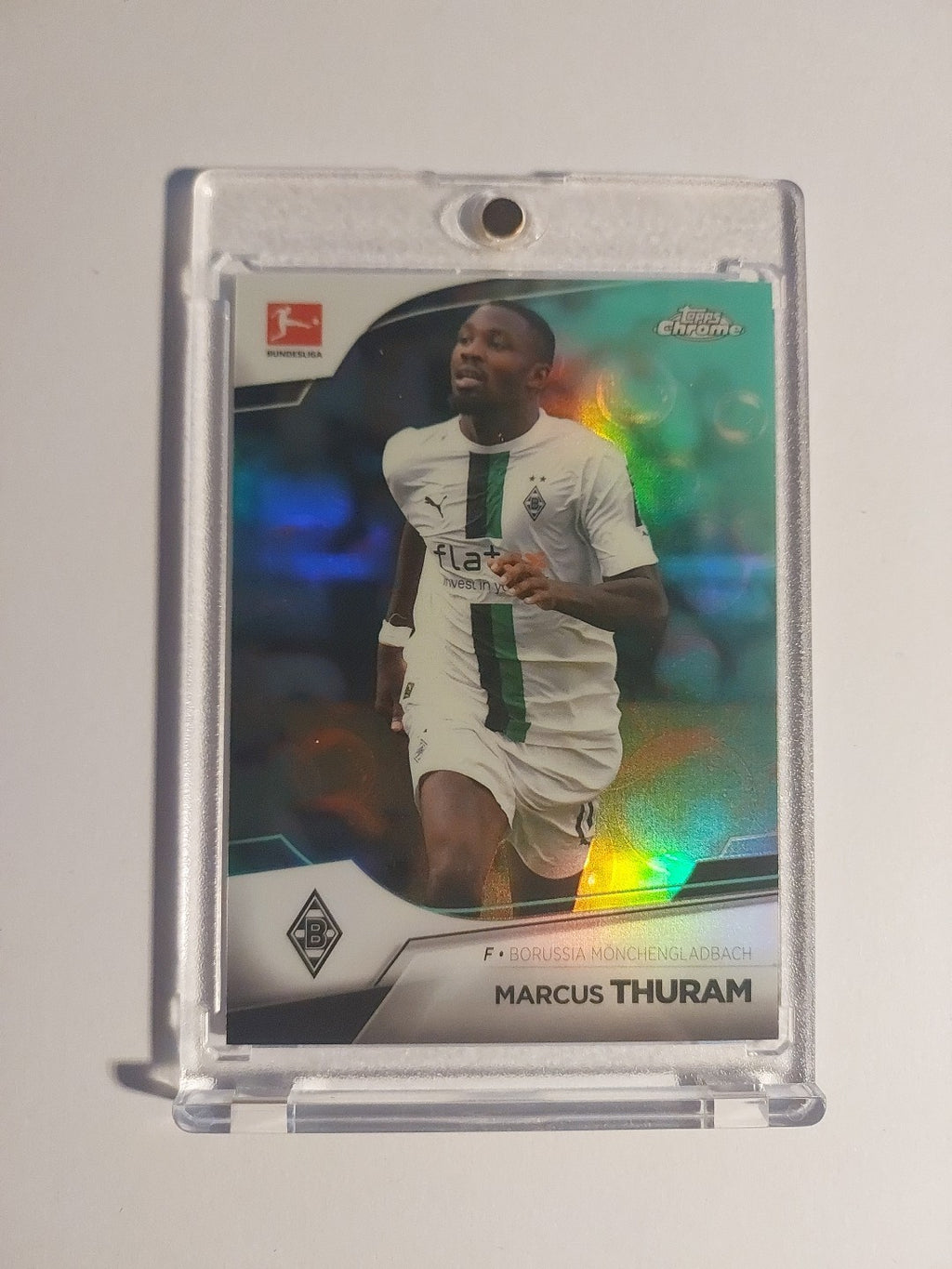Topps Chrome Bundesliga 2022-23 Marcus Thuram Gladbach Numbered 126/275 Parallel – Bild 1