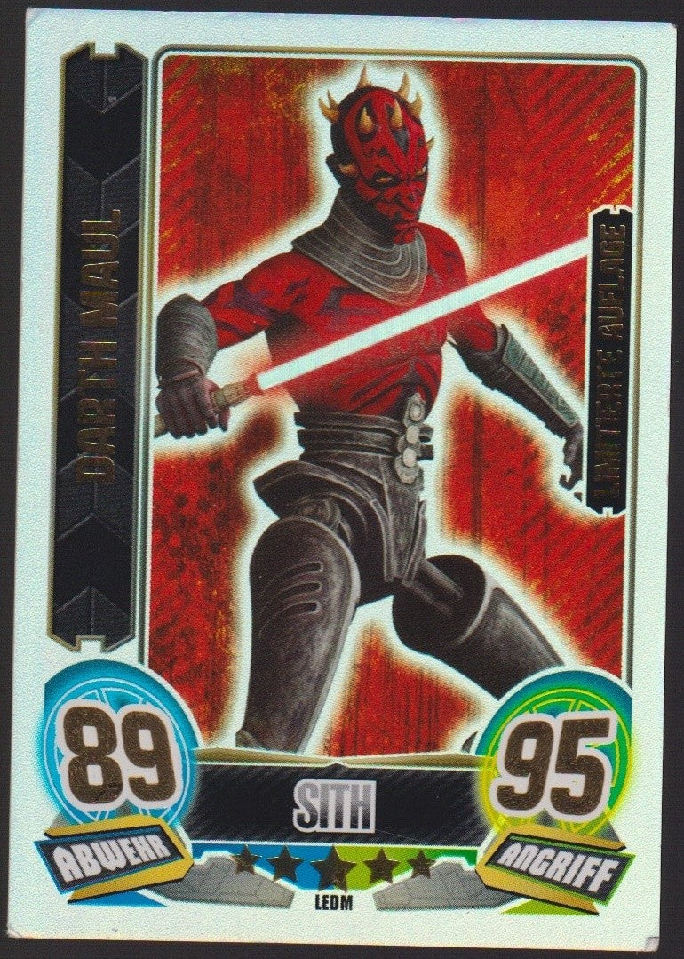Topps Star Wars 2011 Darth Maul Sith Separatisten TCG Rare #LEDM – Bild 1