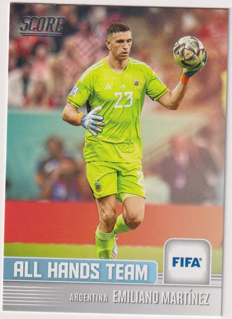 2022-23 Panini - Score FIFA Soccer 2021-22 Emiliano Martínez Argentina Parallel – Bild 1
