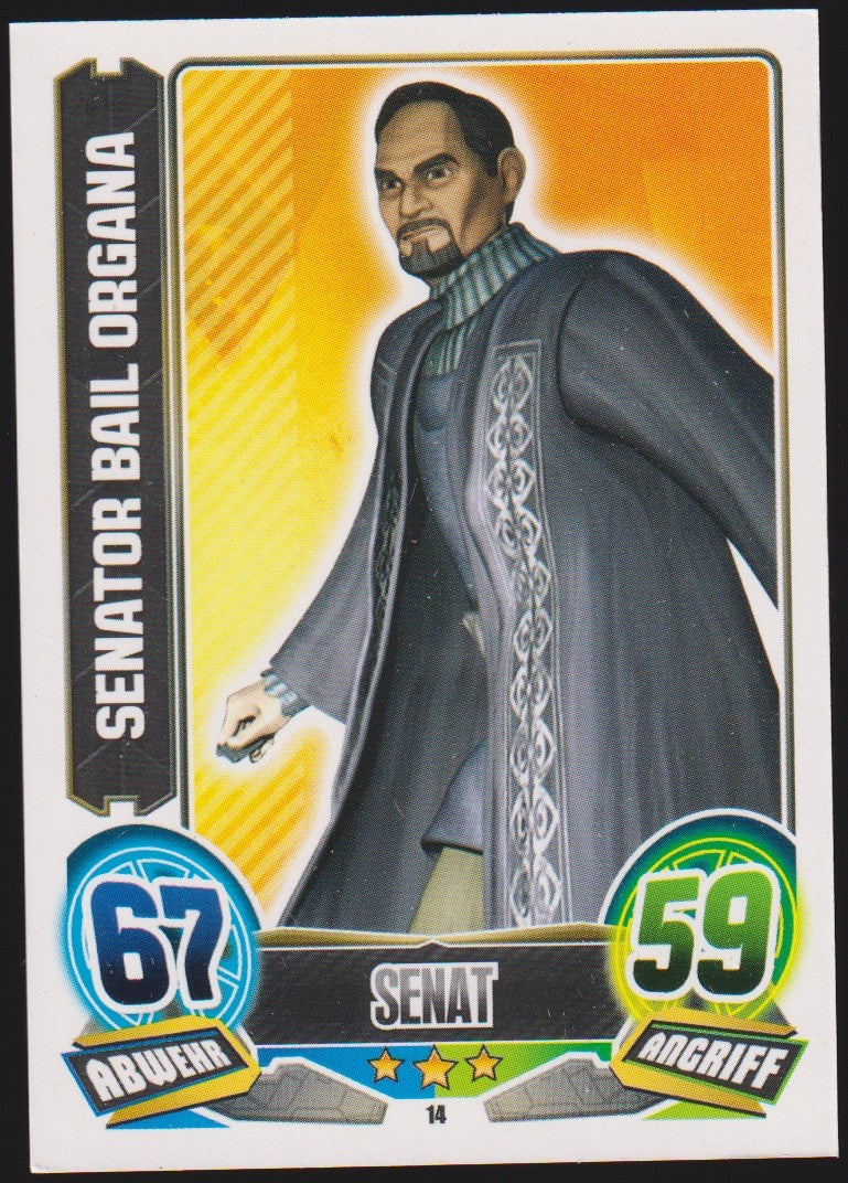 Topps Star Wars 2015 Senator Bail Organa Republik Senat TCG Rare – Bild 1