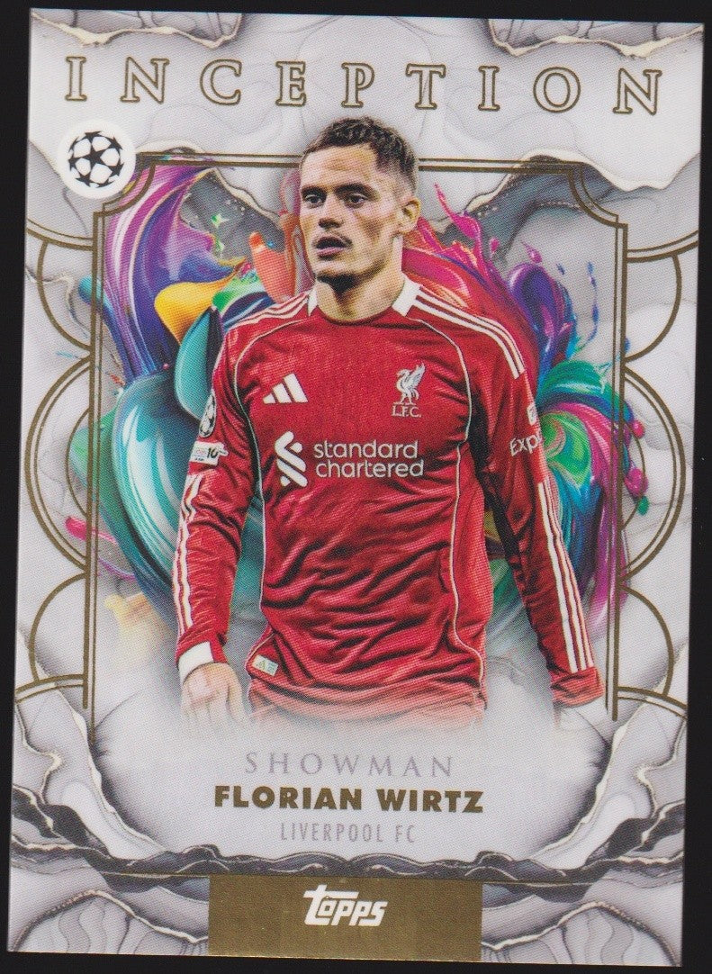 Topps Inception 2025-26 Florian Wirtz Liverpool FC Parallel Rare – Bild 1