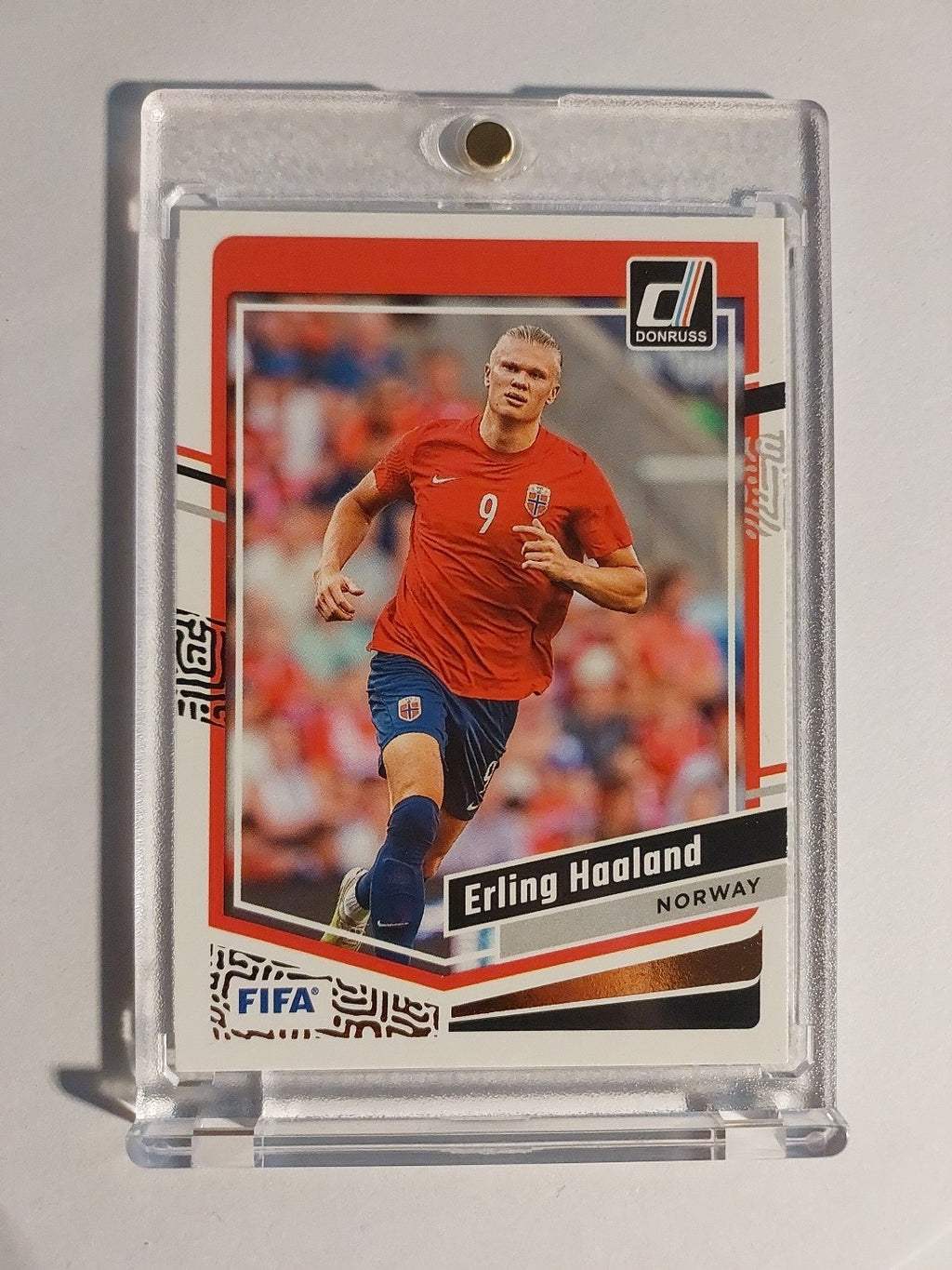 Panini Donruss 2023-24 Erling Haaland Norwegen Parallel Ultra Rare Insert Hit – Bild 1