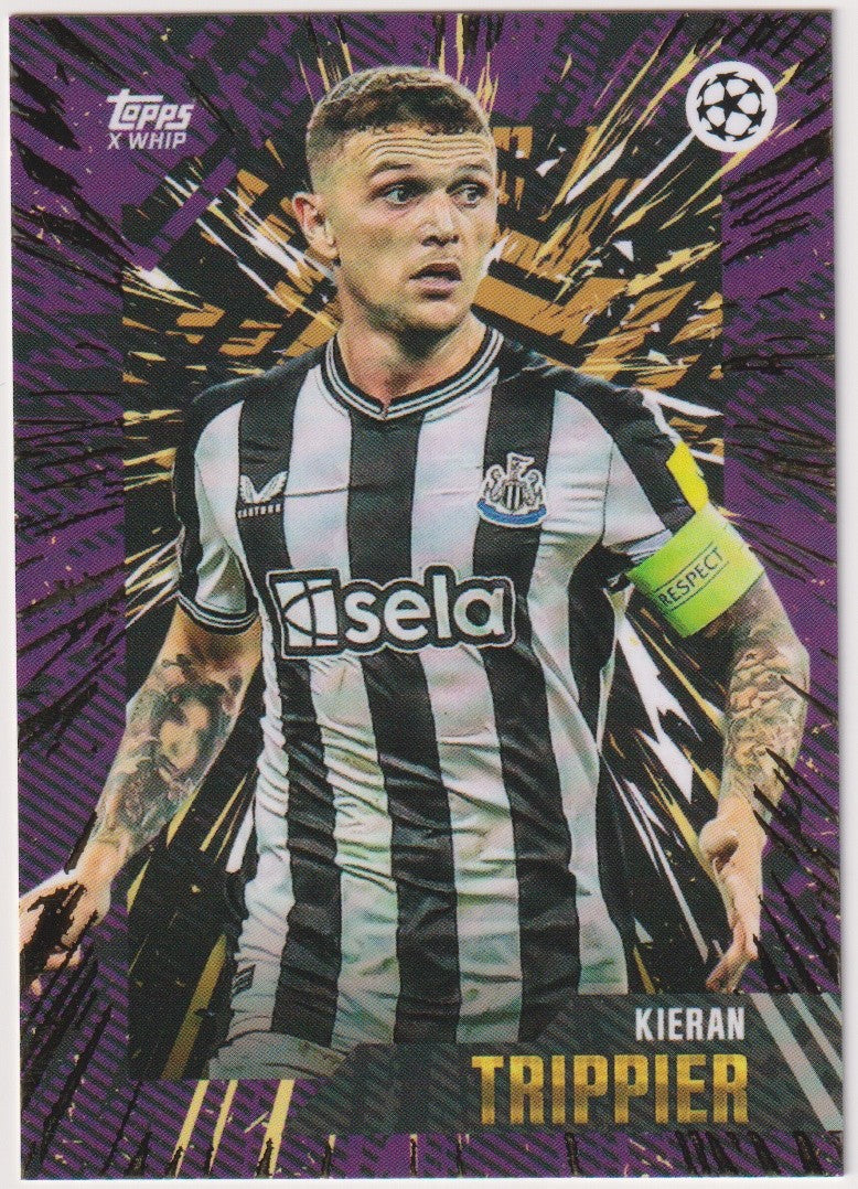 Topps Champions League Kieran Trippier Newcastle United Parallel Rare – Bild 1