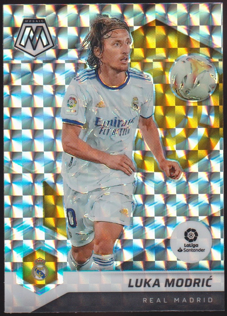 Panini Mosaic La Liga Soccer 2020-21 Luka Modrić Real Madrid 2021-22 - Parallel – Bild 1