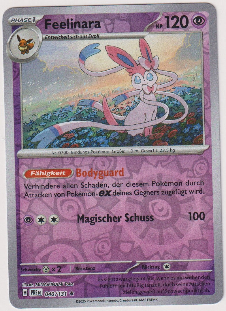 Pokemon TCG Sylveon #40/131 Rare (R) Reverse Holo Deutsch 2025 – Bild 1