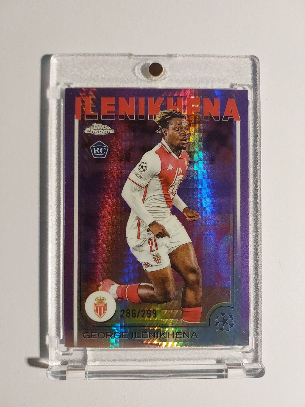 Topps Flagship 2024-25 George Ilenikhena Rookie Monaco Parallel /299 Refractor – Bild 1