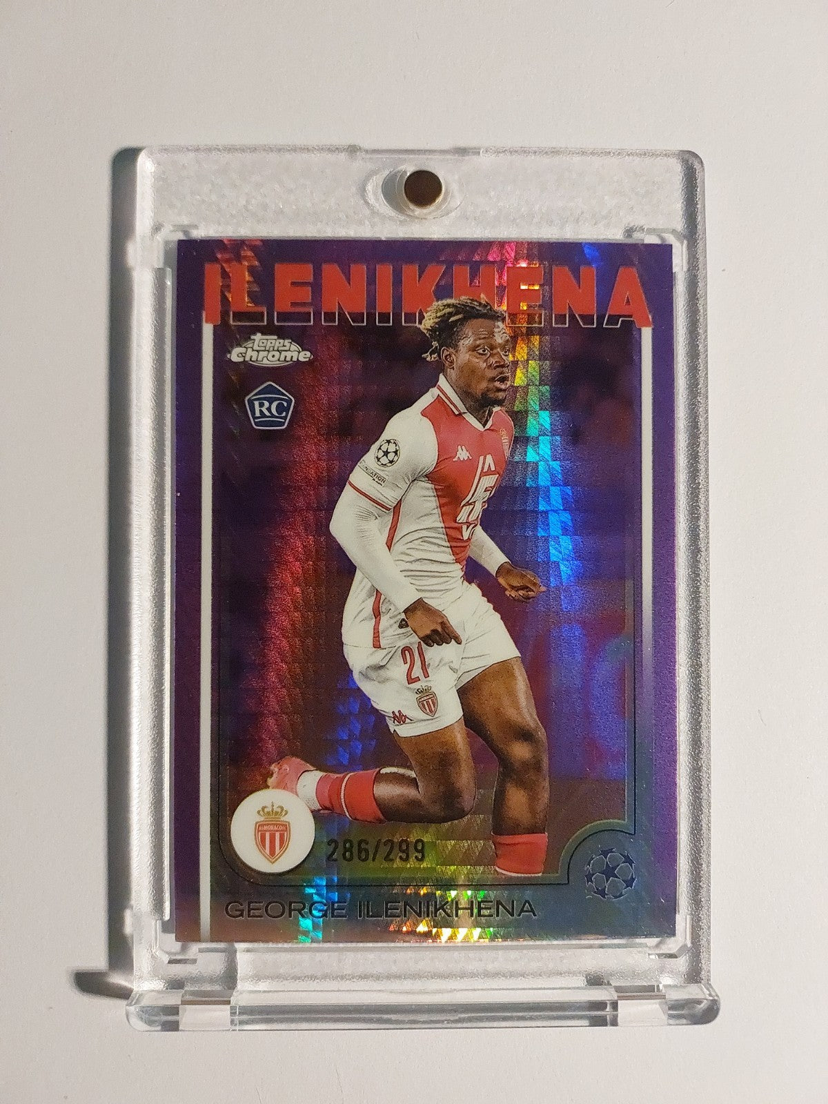 Topps Flagship 2024-25 George Ilenikhena Rookie Monaco Parallel /299 Refractor – Bild 1