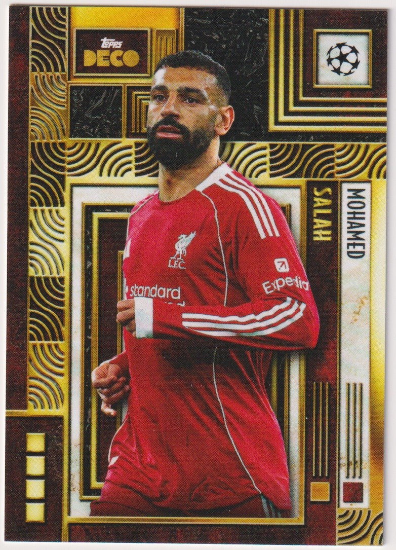 Topps Deco 2024-25 Mohamed Salah Liverpool FC Current Stars Parallel Rare – Bild 1