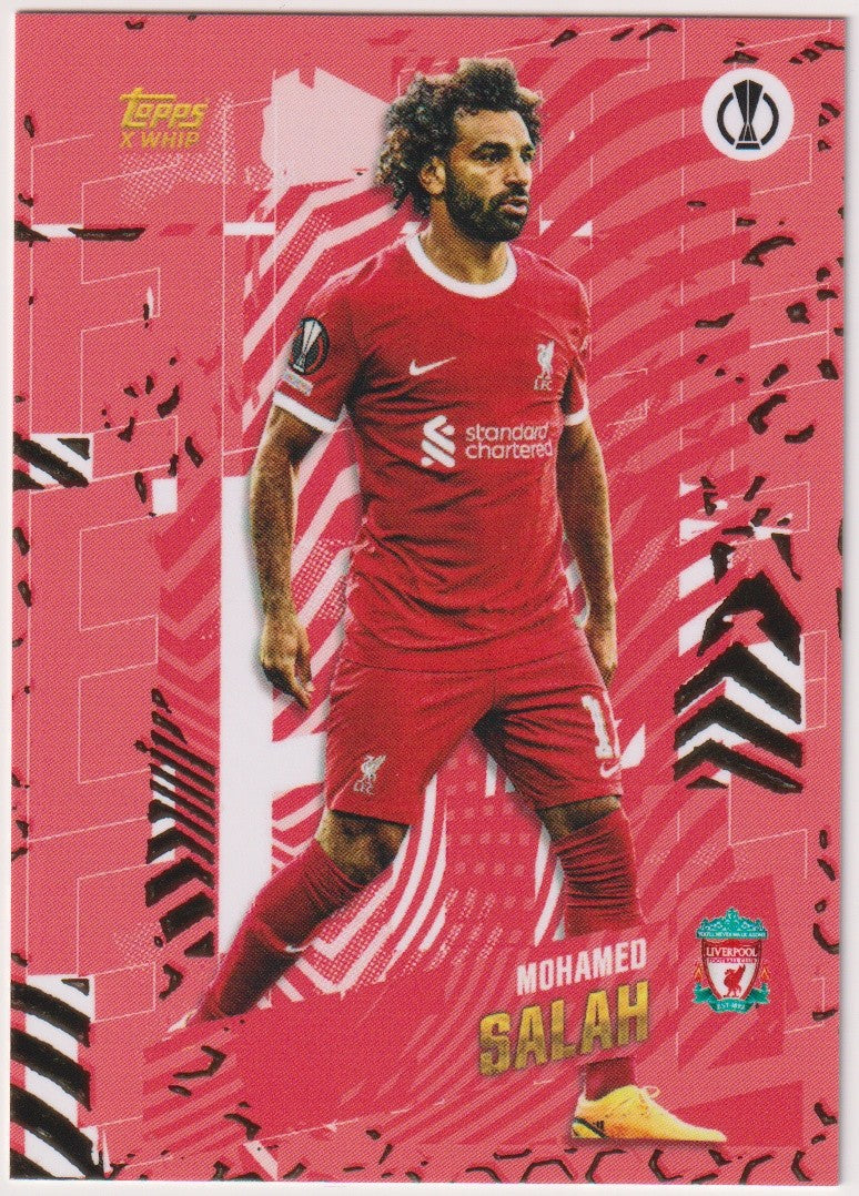 Topps Europa League 2022-23 Mohamed Salah Liverpool Football Club Parallel Rare – Bild 1