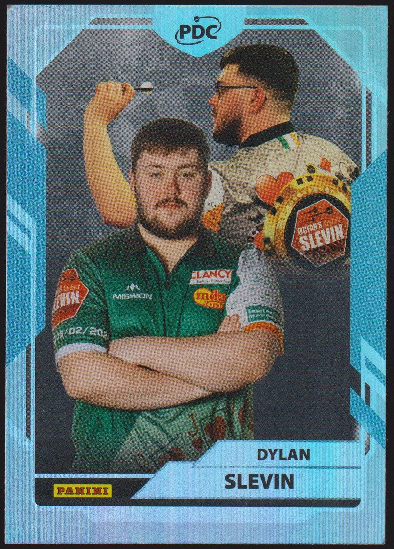Panini PDC World Championship 2026 Dylan Slevin Refractor Parallel – Bild 1