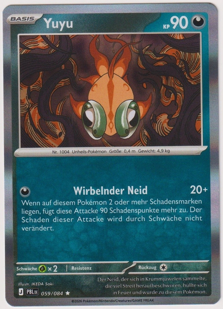 Pokemon TCG Chi-Yu #59/084 Rare (R) Holo Deutsch 2026 – Bild 1
