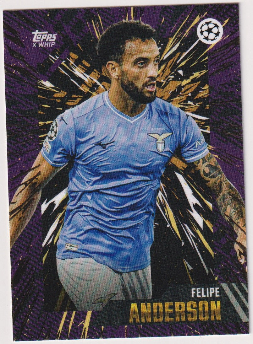 Topps X WHIP 2022-23 Felipe Anderson SS Lazio UEFA Champions League Parallel – Bild 1