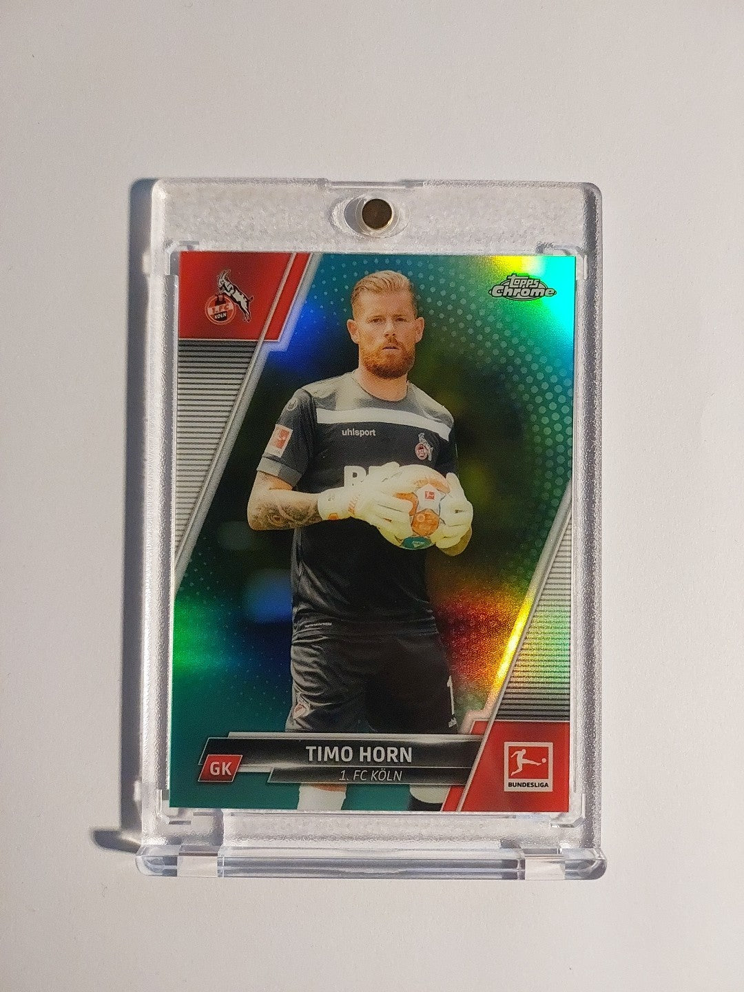 Topps Chrome Bundesliga 2021-22 Timo Horn Fc Köln Parallel 104/275 Refractor Hit – Bild 1