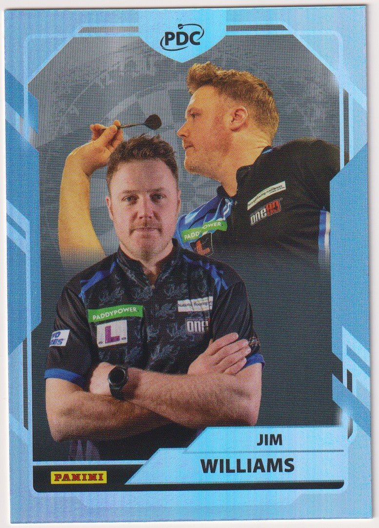 Panini PDC World Championship 2026 Jim Williams "The Quiff" Refractor Parallel – Bild 1