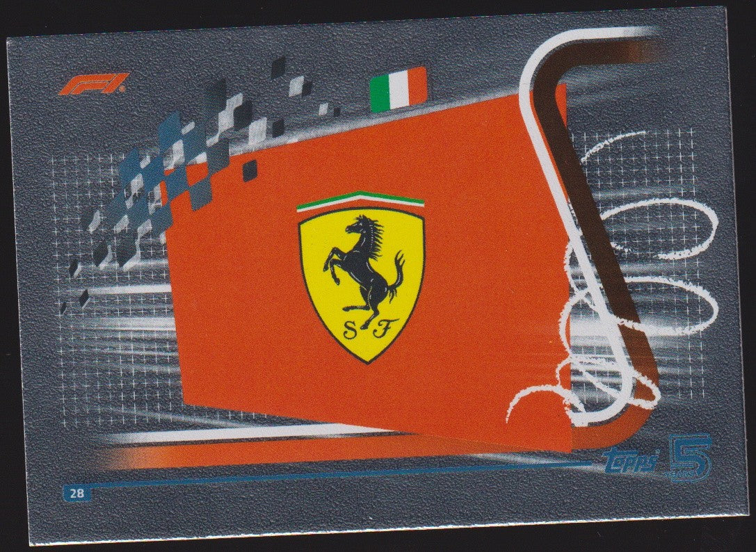 Topps Turbo Attax 2024 Ferrari Parallel Rare Nr. 28 – Bild 1