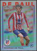 Topps Chrome 2024-25 Rodrigo De Paul Atlético Madrid Parallel Refractor Nr. 192 – Bild 1