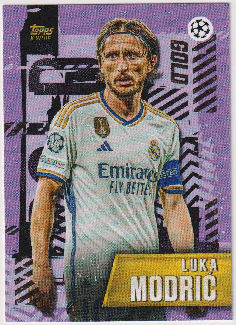 Topps X Whip Luka Modrić Real Madrid UEFA Champions League Parallel Rare – Bild 1