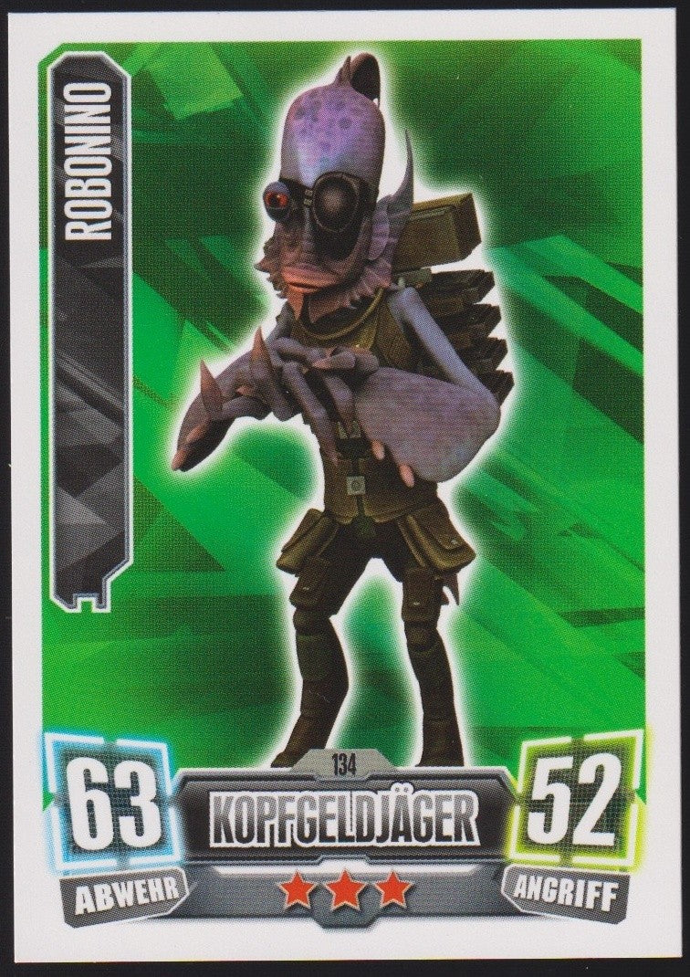 Topps Star Wars 2011 Robonino Kopfgeldjäger Söldner TCG Rare #134 – Bild 1