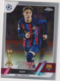 Topps Chrome 2022-23 Gavi Rookie FC Barcelona Parallel Rare – Bild 1