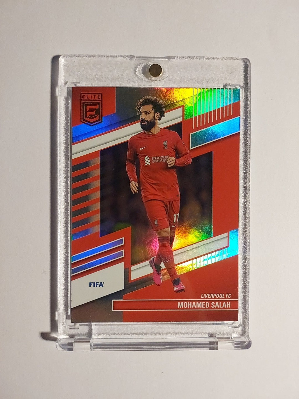 Panini Elite 2022-23 Mohamed Salah Liverpool Parallel Refractor Insert Rare Hit – Bild 1