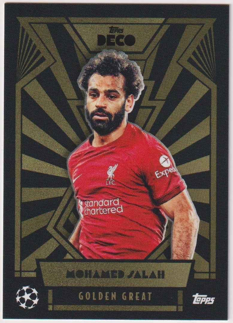 Topps Deco 2021-22 Mohamed Salah Liverpool FC Golden Great Parallel Rare – Bild 1