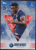 Topps Champions 2020-21 Nuno Mendes Rookie Paris Saint-Germain UEFA Parallel – Bild 1