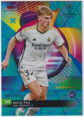 Topps Finest 2023-24 Nico Paz Rookie Real Madrid C.F. Parallel 101/250 Rare – Bild 1