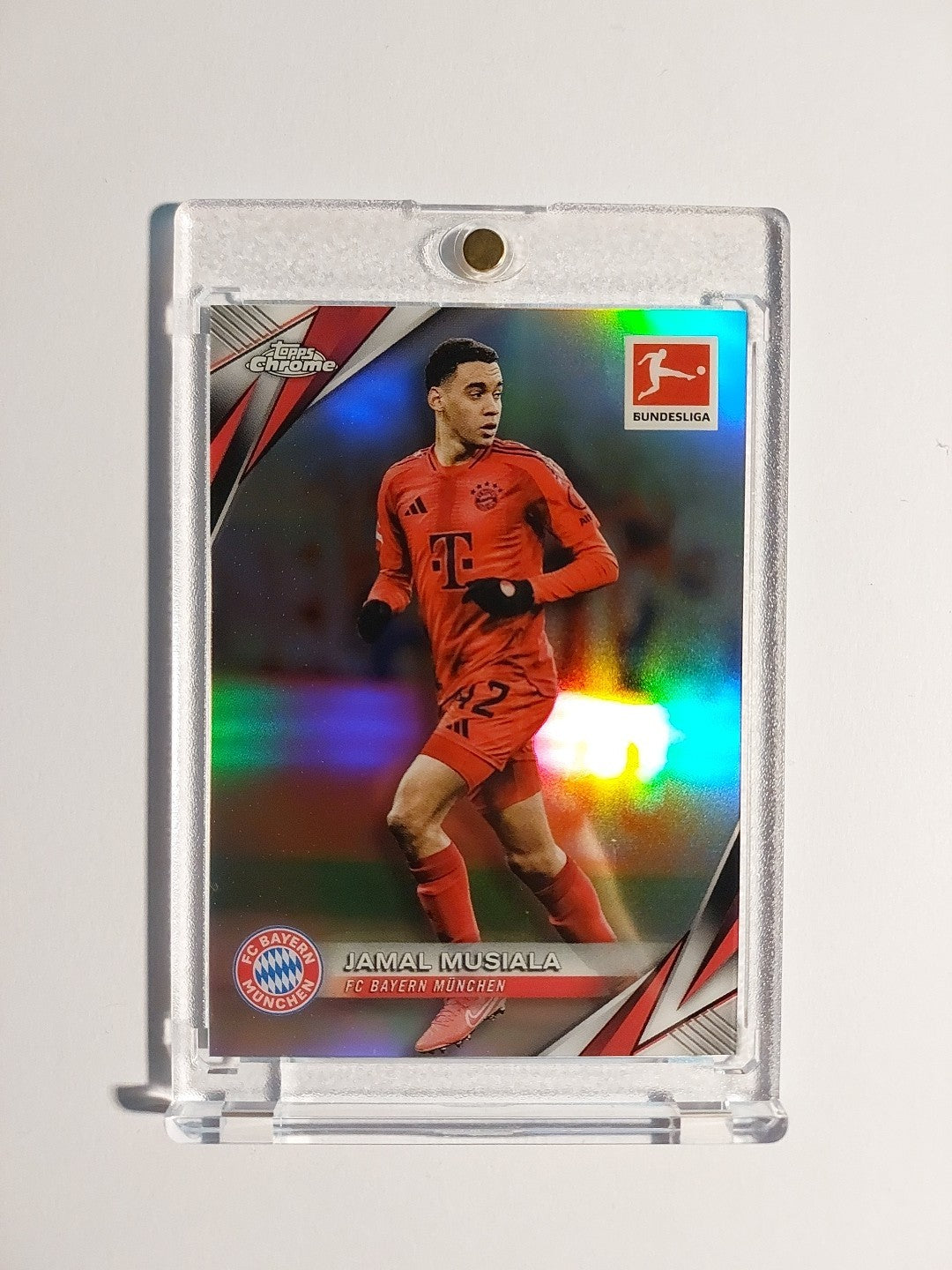 Topps Chrome Bundesliga 2025-26 Jamal Musiala Bayern München Parallel Refractor – Bild 1