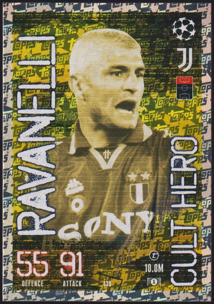 Topps Match Attax 2023-24 Ravanelli Juventus Cult Hero Parallel Rare Nr. 439 – Bild 1