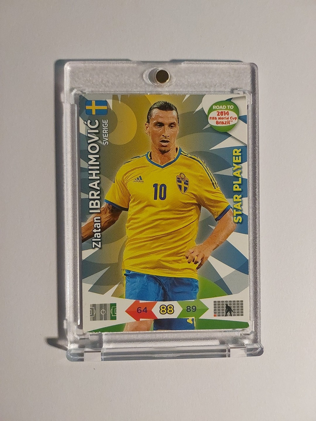 Panini Adrenalyn WM 2014 Zlatan Ibrahimovic Schweden Parallel Insert Vintage Hit – Bild 1
