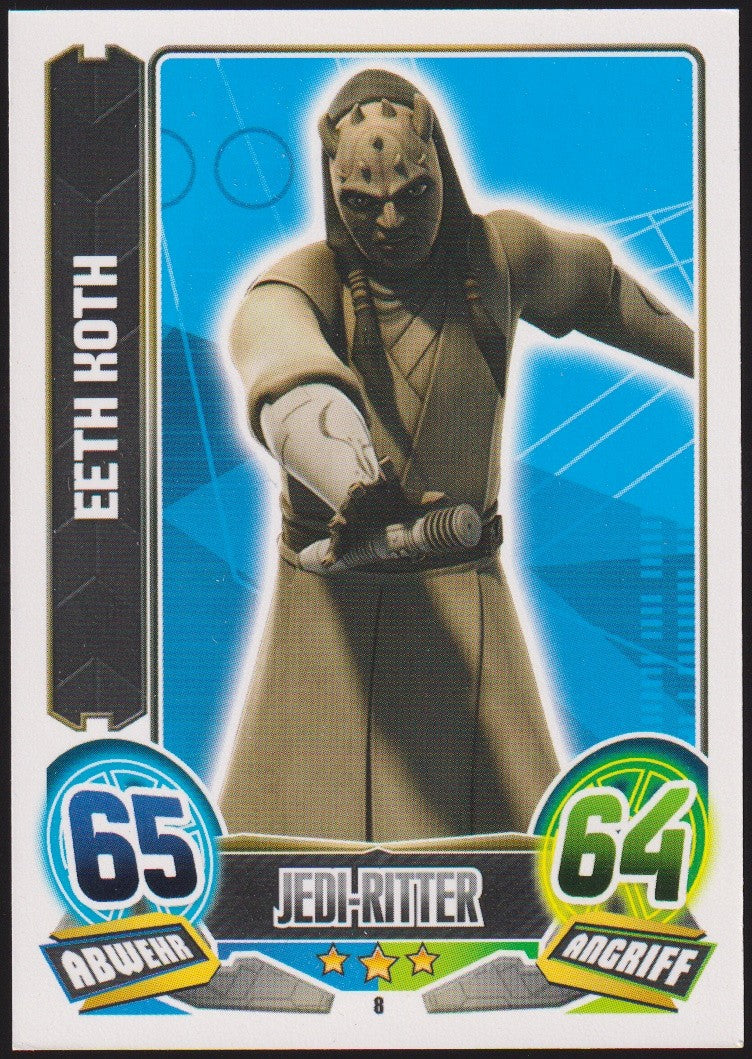 Topps Star Wars 2015 Eeth Koth Republik Jedi-Ritter TCG Rare – Bild 1