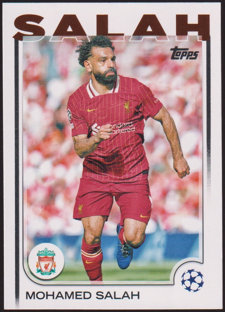 Topps Champions League 2024-25 Mohamed Salah Liverpool FC Standard Parallel Rare – Bild 1