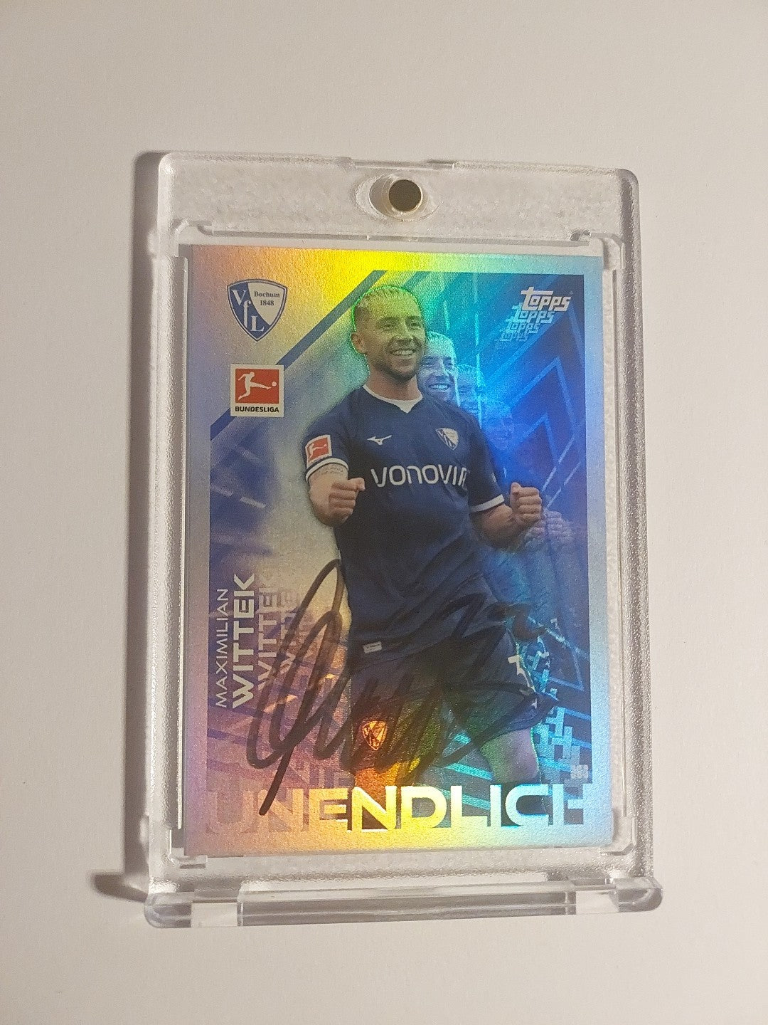 Topps 2024-25 Maximilian Wittek Bochum On Card Auto Parallel Ultra Rare – Bild 1