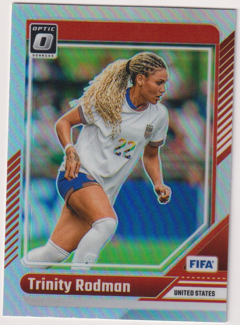 Panini 2024-25 - Donruss Soccer Trinity Rodman United States Parallel Refractor – Bild 1