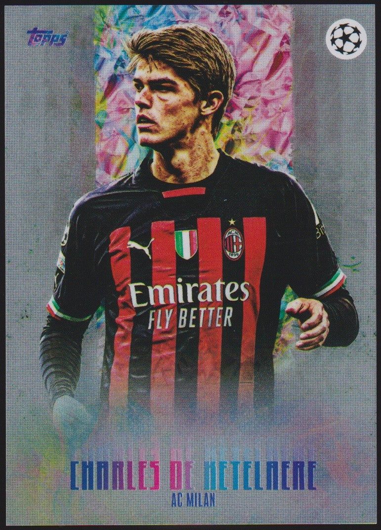 Topps Champions League Charles de Ketelaere AC Milan Standard Parallel Rare – Bild 1