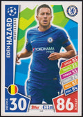 Topps Match Attax Eden Hazard Chelsea FC UEFA Champions League Parallel Rare – Bild 1