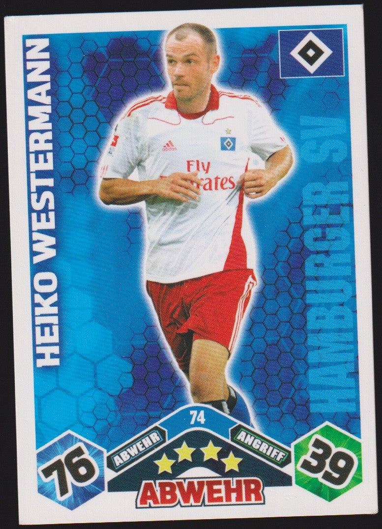 Topps Match Attax Heiko Westermann Hamburger SV Bundesliga Parallel Rare – Bild 1