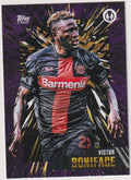 Topps X WHIP Victor Boniface Bayer Leverkusen Europa League Parallel Rare – Bild 1